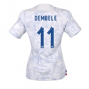 Lacne Ženy Futbalové dres Francúzsko Ousmane Dembele #11 MS 2022 Krátky Rukáv - Preč